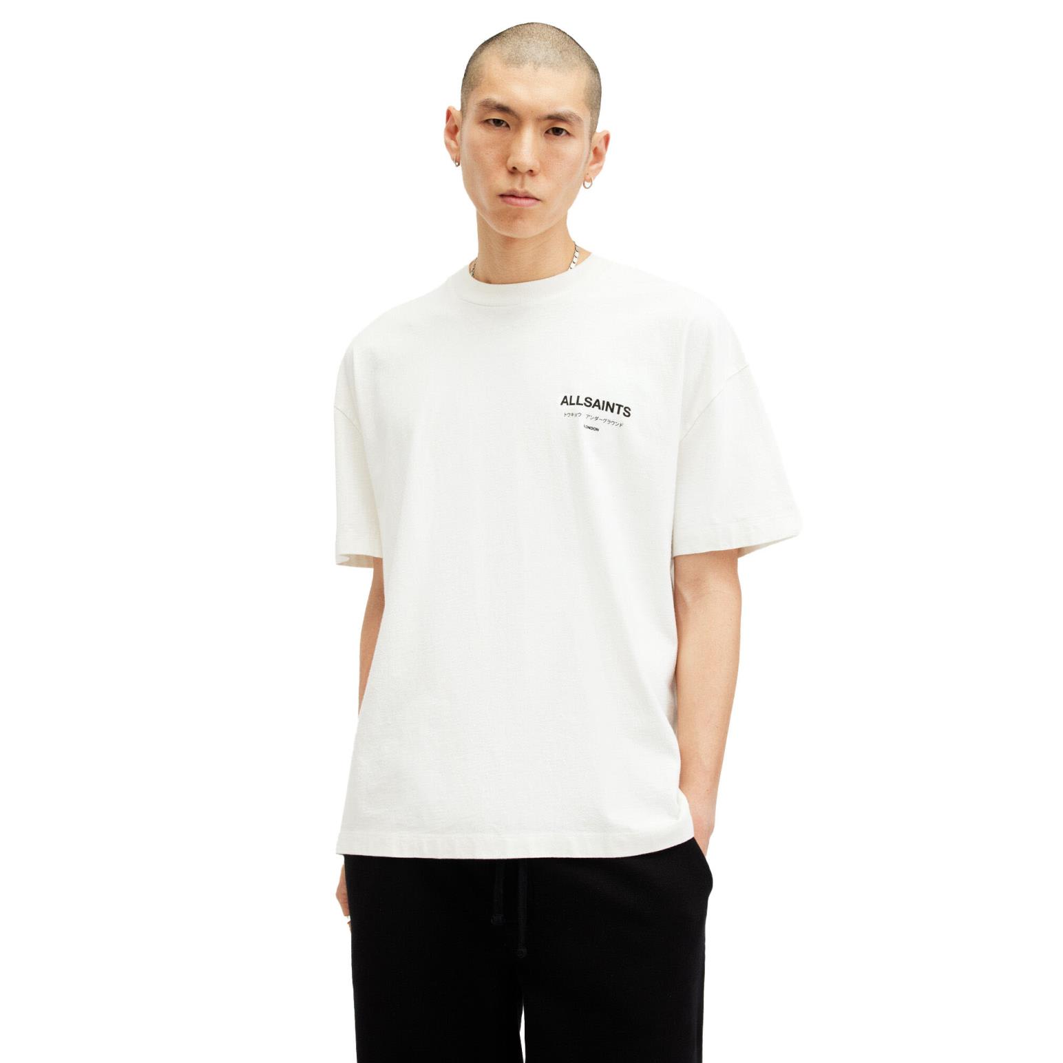 AllSaints Underground Oversized Crew Neck T-Shirt